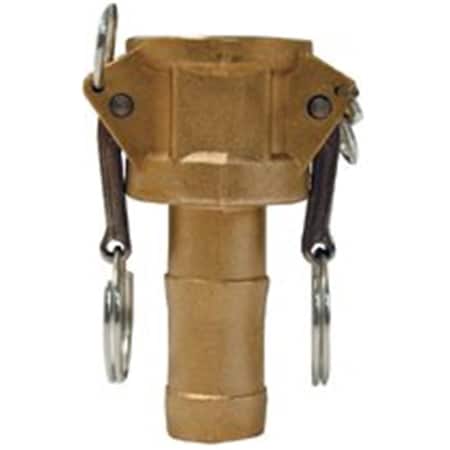 Protectionpro 1.25 in. Brass Global Female Coupler PR1606850